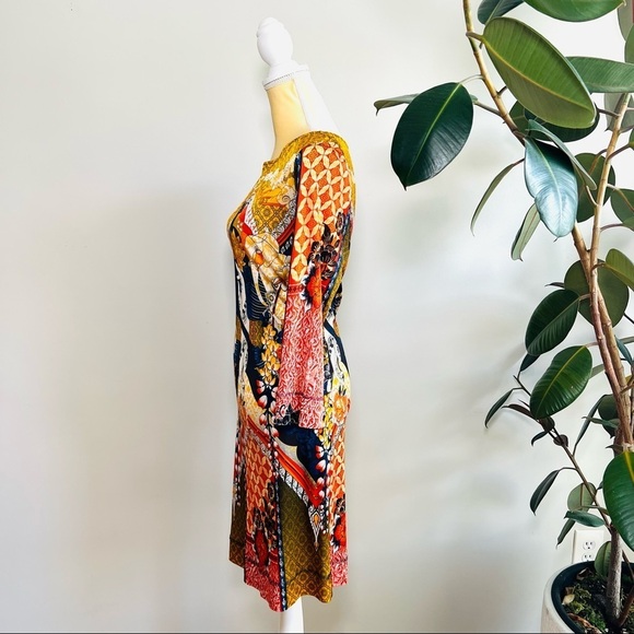 Adriana Barra Brazilian designer Buddhist print dress - Picture 2 of 7